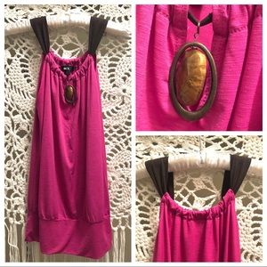 BCX Hot Pink Tank Top